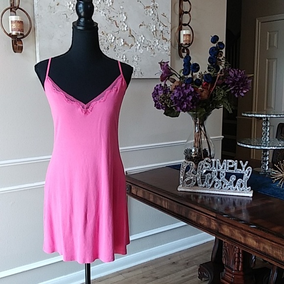Victoria's Secret Cotton Pink Slip Nighie. Size S - Picture 8 of 16